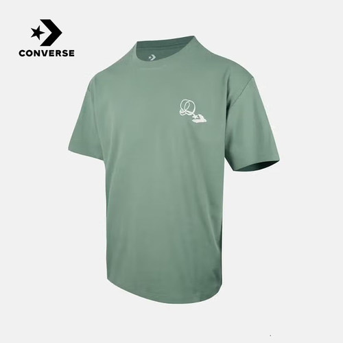 匡威Converse夏季男休闲星箭logo圆领短袖潮流百搭T恤MCJ641-F4Y