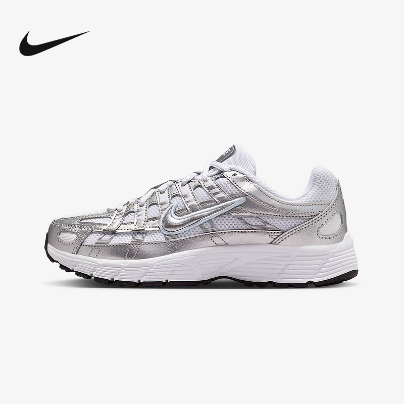 耐克女鞋男女童P-6000灰绿色大童复古风透气运动鞋HV5064-101,运动鞋new,运动休闲鞋,淘宝优惠券,粉丝福利购,淘宝优惠卷