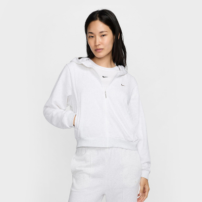Nike耐克针织夹克女连帽衫宽松休闲运动法式毛圈外套FN2420-051