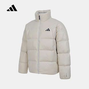 adidas阿迪达斯冬男短款立领保暖休闲羽绒服运动外套 KQ5498