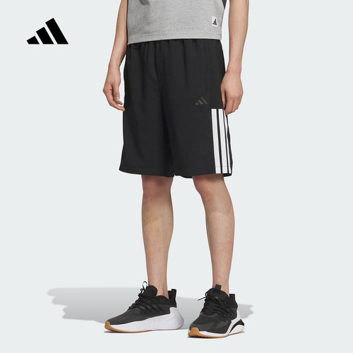 adidas阿迪达斯秋男梭织速干凉爽运动休闲短裤清风面料KC2881