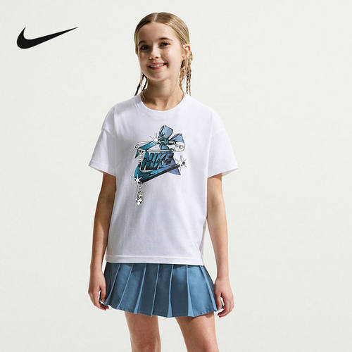 耐克（NIKE）|（新品）2026秋童短袖针织衫 IO2027-100