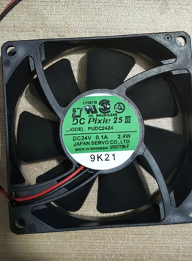 PUDC24Z4 原装日本精工 DC24V 0.1A 2.4W 80*80*25伺服变频器风扇
