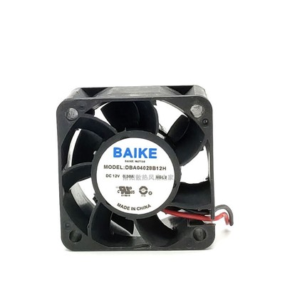 全新BAIKE DBA04028B12H DC12V 0.30A 4cm 机箱 交换机 散热风扇