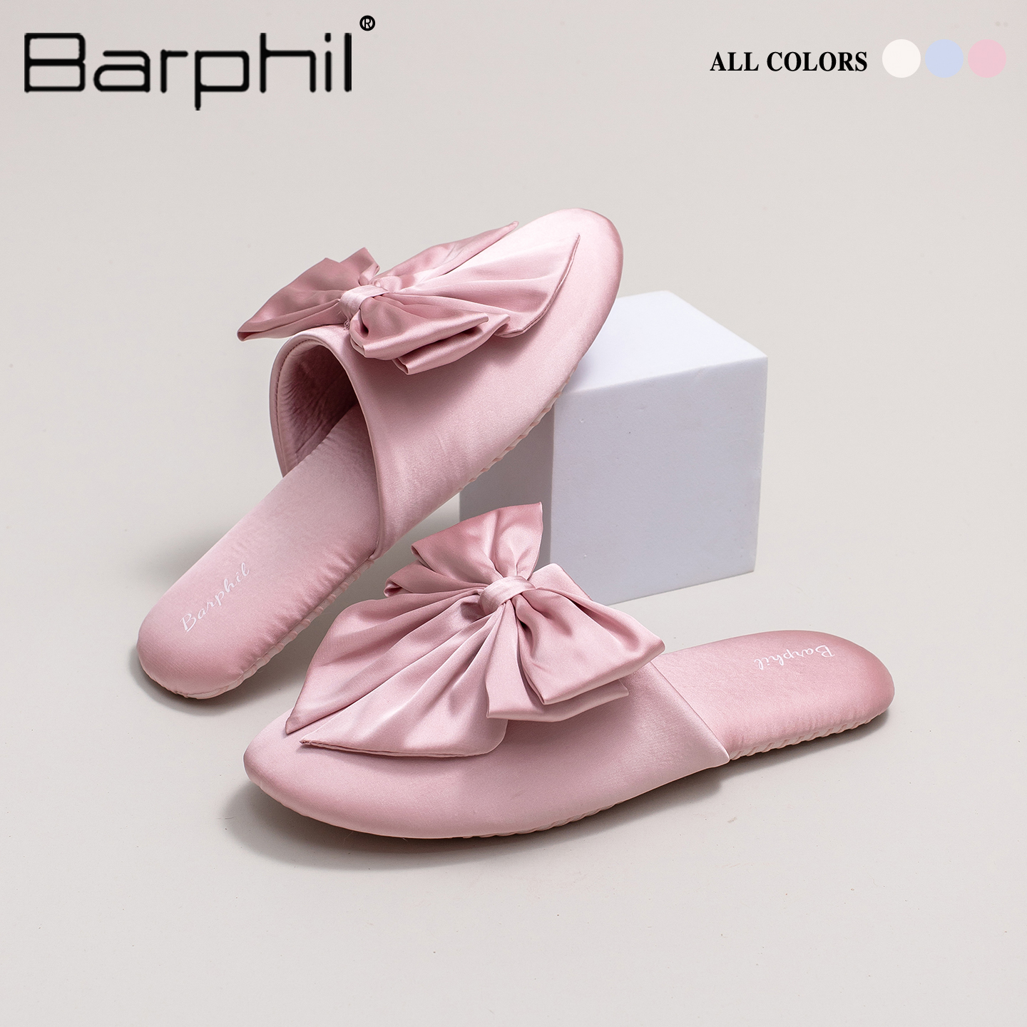 Barphil拖鞋女士秋冬季2025新款室内家居包头防滑高级感舒适甜美