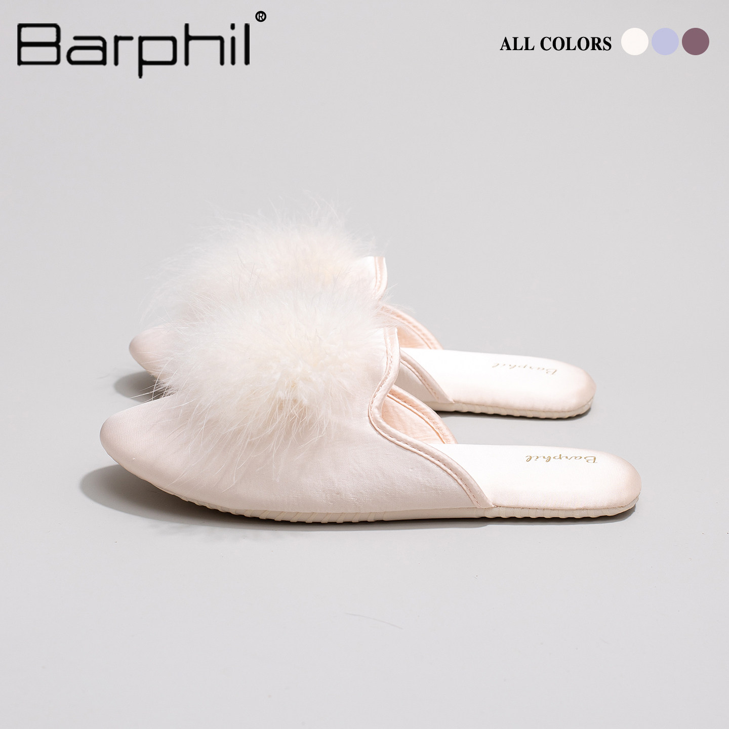 Barphil拖鞋女2026新款春秋室内家居毛毛包头静音舒适软底高级感,居家布艺,居家棉拖/棉鞋,淘宝优惠券,粉丝福利购,淘宝优惠卷