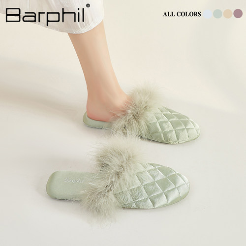 冬季棉拖鞋BARPHIL静音