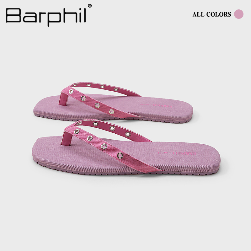 Barphil拖鞋女2025新款春夏室外休闲防滑人字拖时尚海边复古沙滩