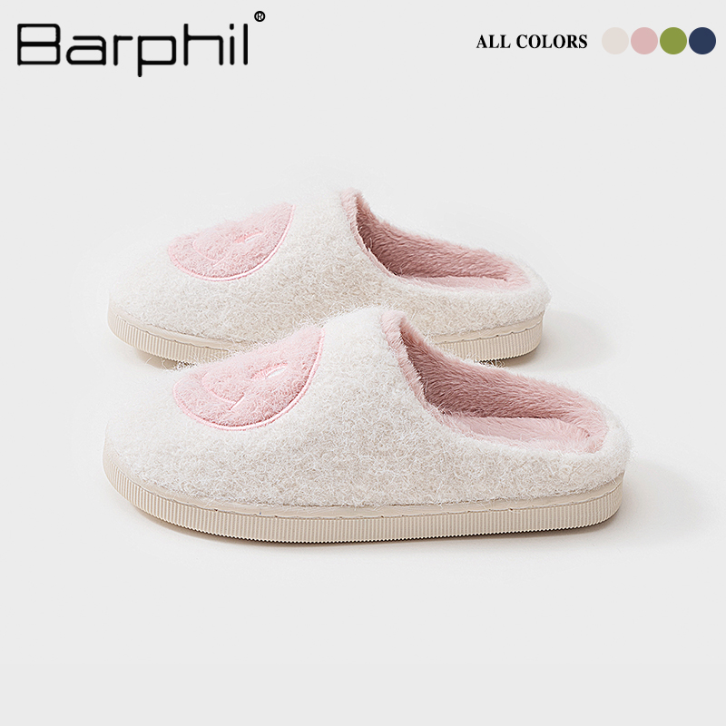 Barphil拖鞋女2025新款冬季居家情侣棉拖鞋室内高级感软底地板拖