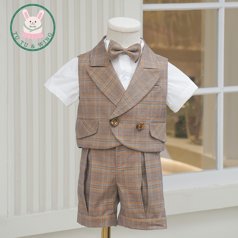tutuwing兔兔茉男宝宴会礼服西装走秀帅气西装