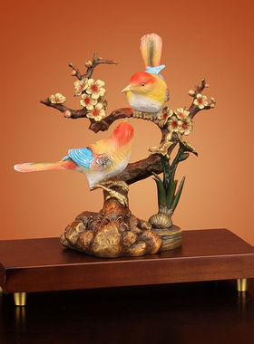 上善若水《喜上眉梢》全铜喜鹊摆件创意客厅摆设乔迁新居礼品结婚