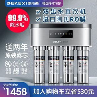 DEKEXI 德克西 净水器家用直饮自来水纯水过滤器RO反渗透净水机