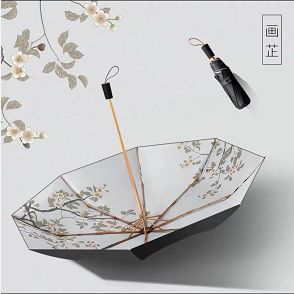 双层太阳伞超强防晒防紫外线雨伞女晴雨两用遮阳伞折叠轻小巧便携