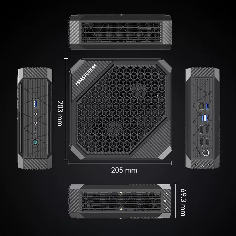 MinisForum Mingfan HX99G Light Pursuit RX 6600M Mini Small Small Computer Large 3A Game
