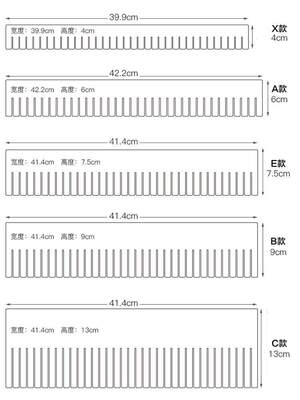 医院抽屉分隔板内衣裤抢救车分割板衣橱隔断分类塑料组合收纳格子