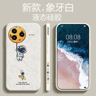 適用紅米k80手機殼新款 防摔親膚軟至尊版 散熱個性 保護套 液態硅膠全包精孔k80pro涂鴉宇航員redmik80e男女款