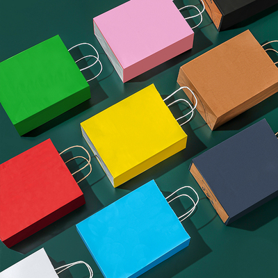 奶茶咖啡牛皮纸手提袋厂家直销