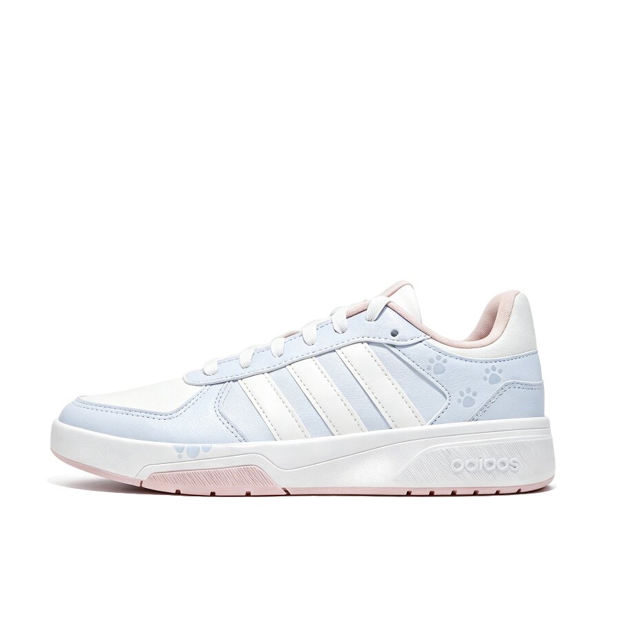 定制球鞋adidasCOURTBEAT慵懒时光浪漫出游春夏甜妹低帮板鞋女鞋