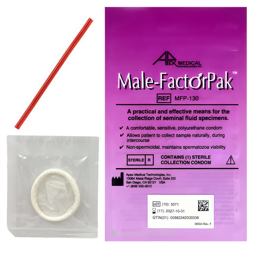 无菌精液采集套精液收集套不伤害精子取精器试管人工授精（顺丰）