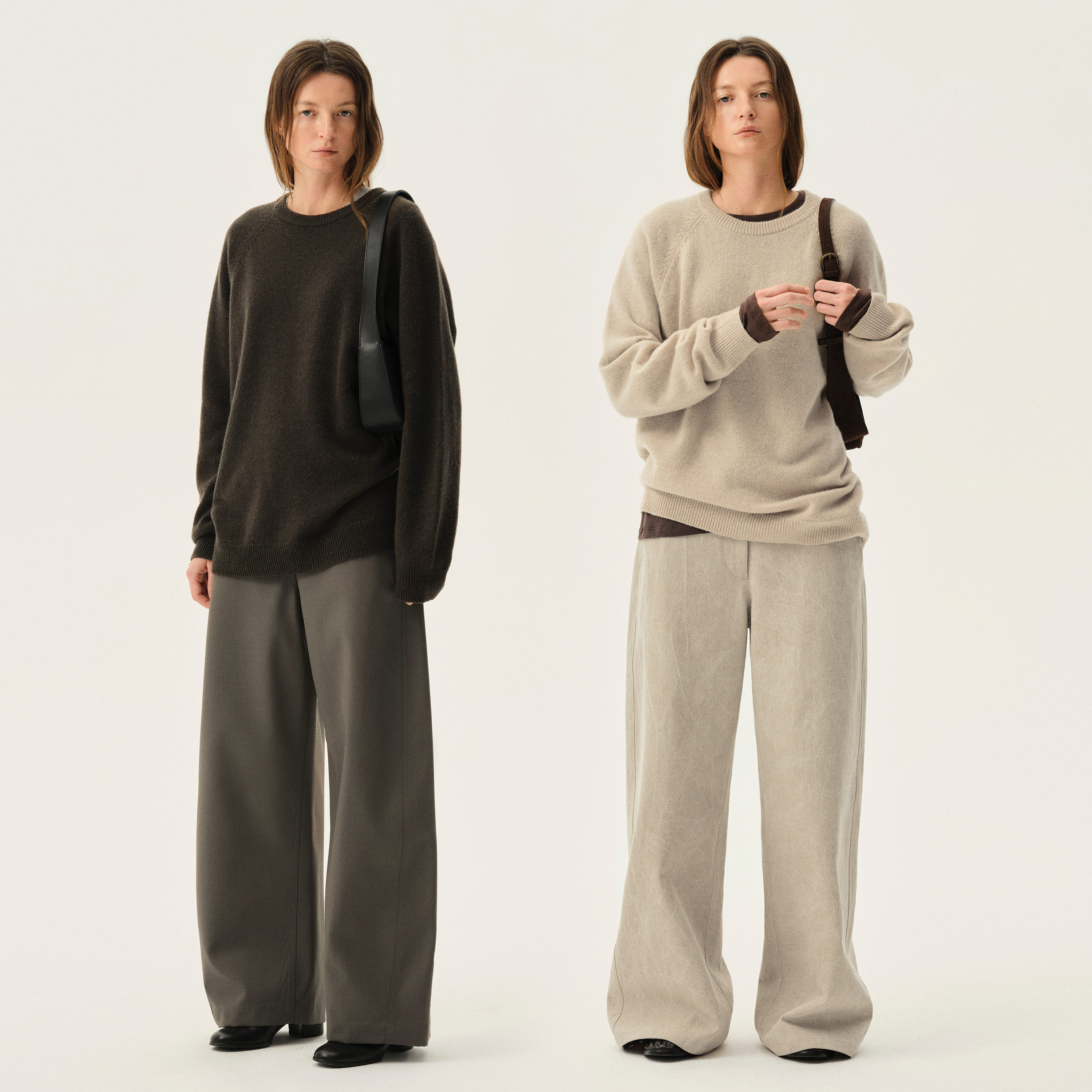 白弓进口意大利纱线baby羊驼毛毛衣女2024冬季新款加厚毛衫51515