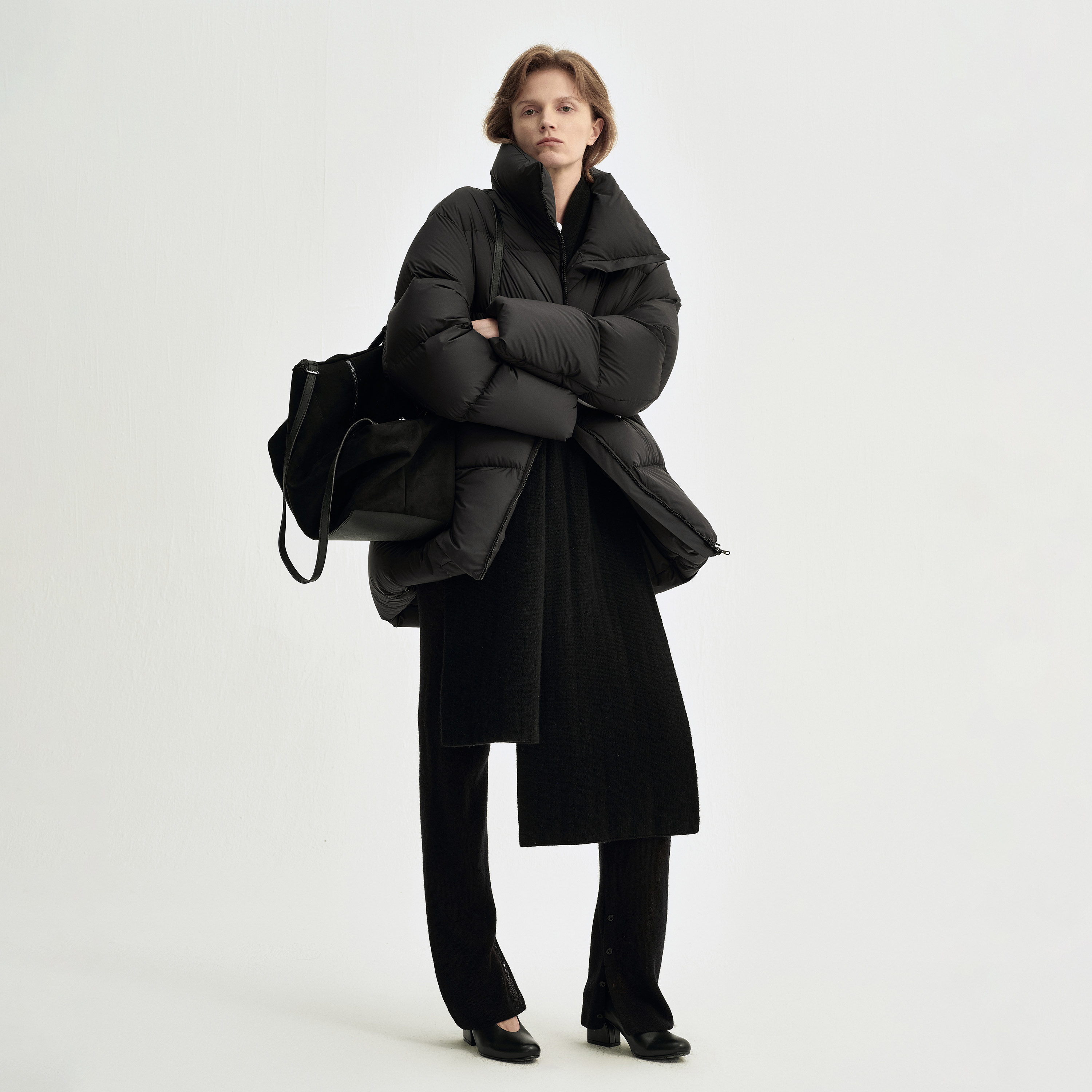 白弓2024年冬季新款加厚白鹅绒防风可溯源新国标羽绒服外套52626