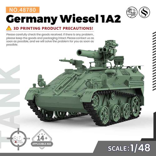 SSMODEL SS48780 1/48 军事模型 德国 Wiesel 1A2鼬鼠