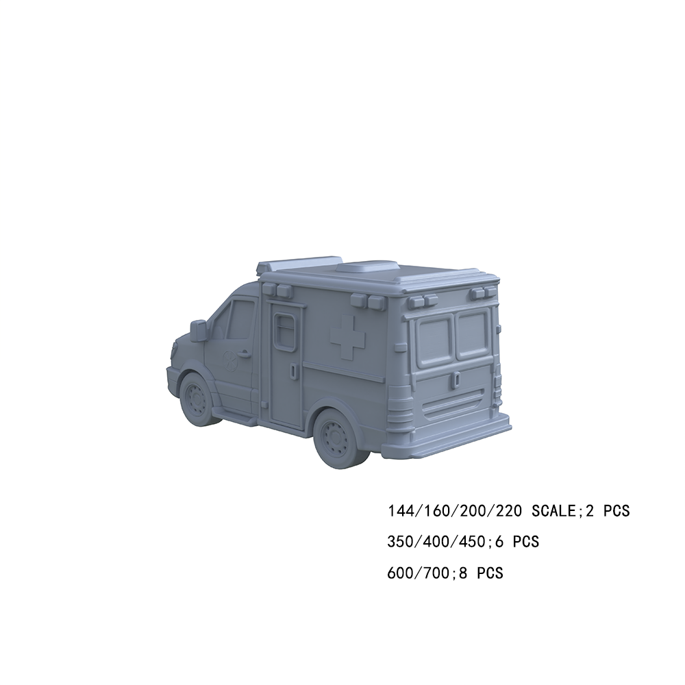 救医疗救护车 3D 打印模型 可 DIY 自由涂装 多比例可选 沙盘场景,玩具/童车/益智/积木/模型,其他模型玩具,淘宝优惠券,粉丝福利购,淘宝优惠卷