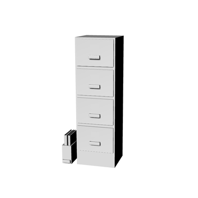 老姚手工坊 各比例 HO 场景模型 铁皮文件柜  8pcs