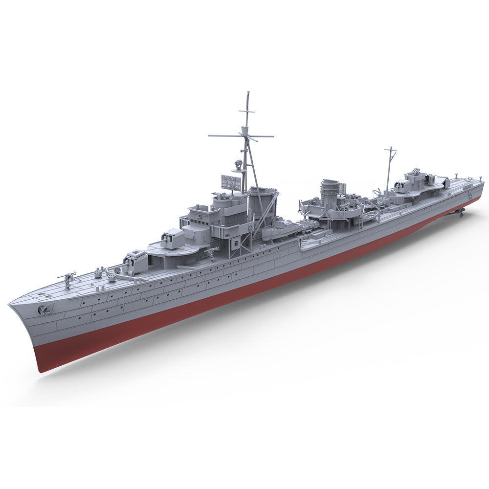 SSMODEL SSC700728/S 1/700 军事模型 德国Z22驱逐舰1936型