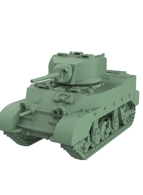 SS1250508 1/1250 军事模型 美国 M5A1 斯特亚特 轻型坦克  6pcs