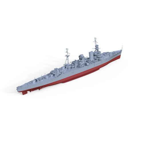 SSC4800561/S 1/4800 军事模型 英国海军 霍金斯号重巡洋舰