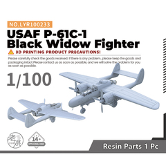 LYR100233 1/100 军事模型 美国空军 P-61C-1 黑寡妇 战斗机 1pc