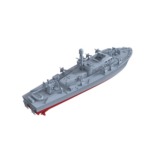 SSC350762/S 1/350美国 埃尔科77英尺型鱼雷艇PT-59号