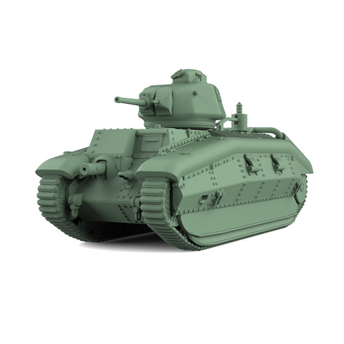 MRY-SFW SS200652 1/200  军事模型 法国 B1 三期 重型坦克