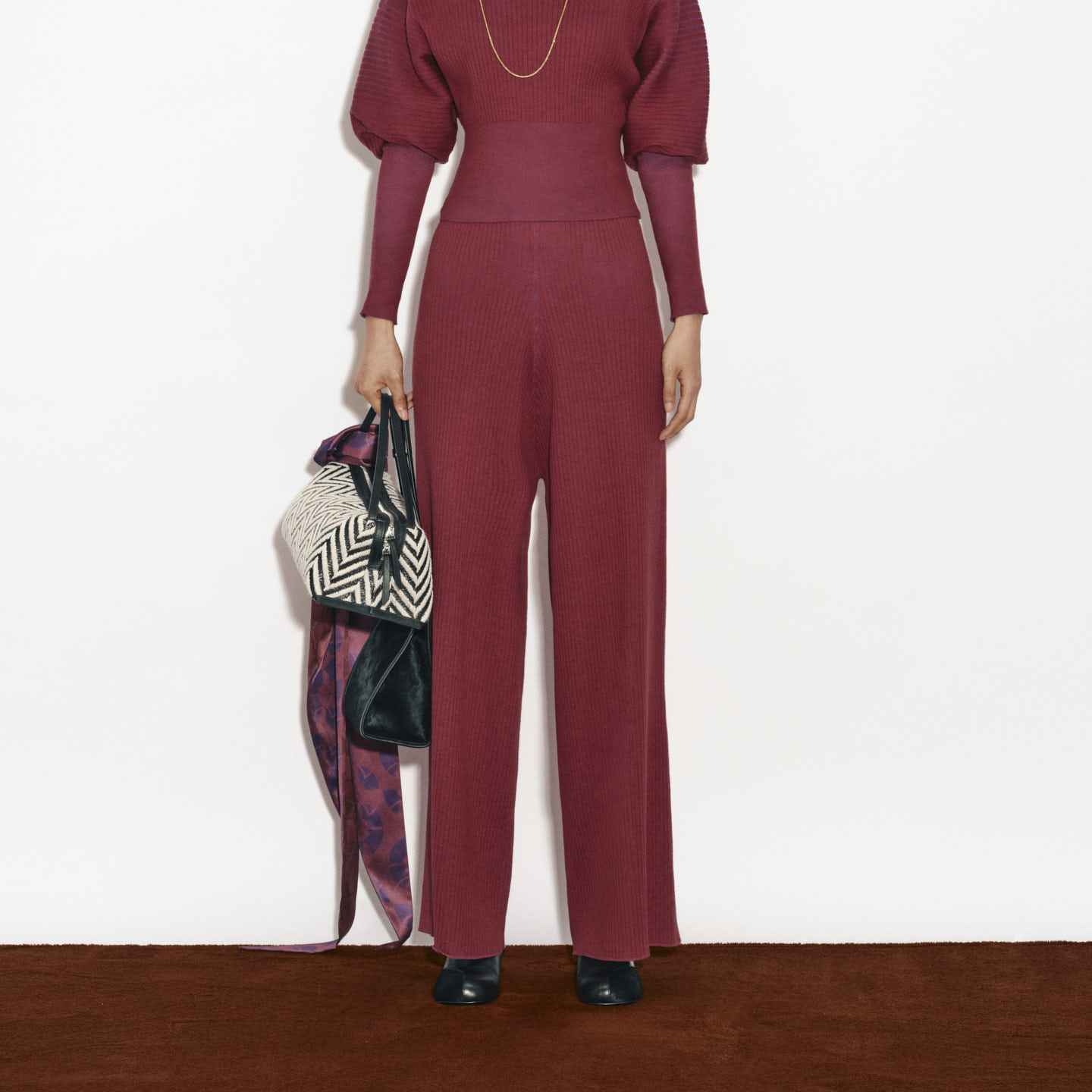 CREMAISH针织长裤秋冬