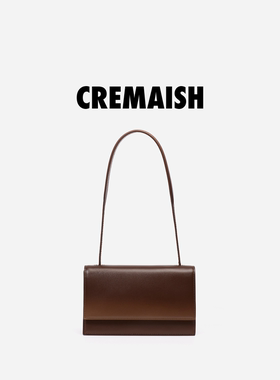 CREMAISH 砖块包 轻奢通勤简约成熟气质真皮手提包腋下包单肩包女