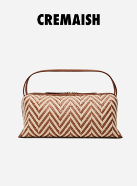 CREMAISHV纹编织漫行包 小众设计感轻奢气质手提包