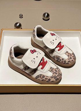 Lewis&clar s女童运动鞋2025春秋新款儿童鞋子女孩休闲鞋德训鞋