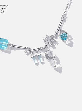 【花芽原创】圣诞冰晶手链