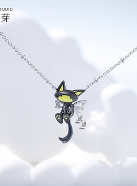 花芽原创【咬人的猫】猫咪项链