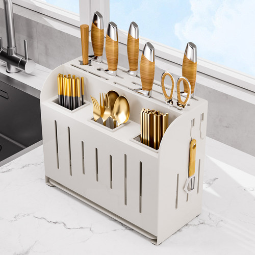 不锈钢厨房刀架置物架刀具筷子架