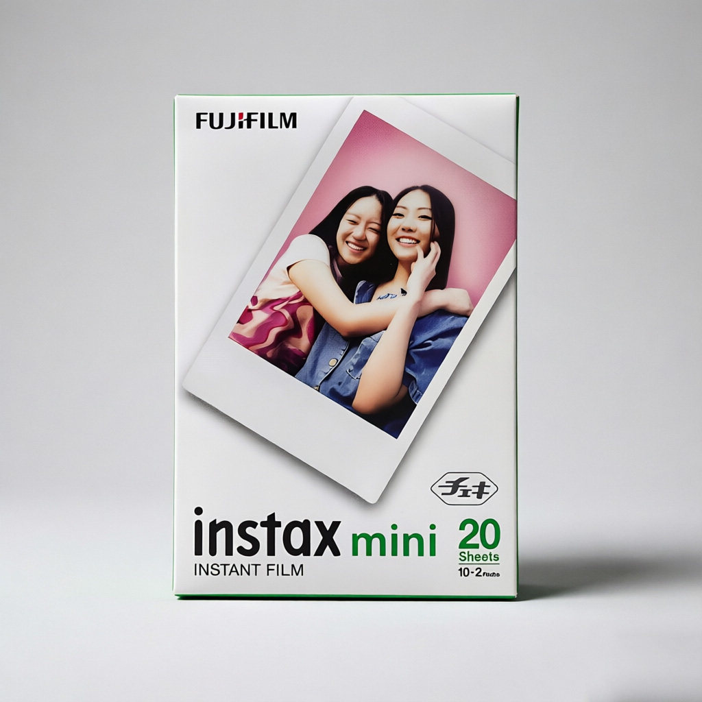 拍立得mini相纸盒装20张日期新鲜正品图片