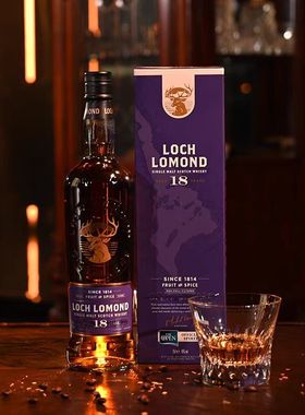 苏格兰Loch Lomond罗曼湖18年单一麦芽威士忌700ml正品行货
