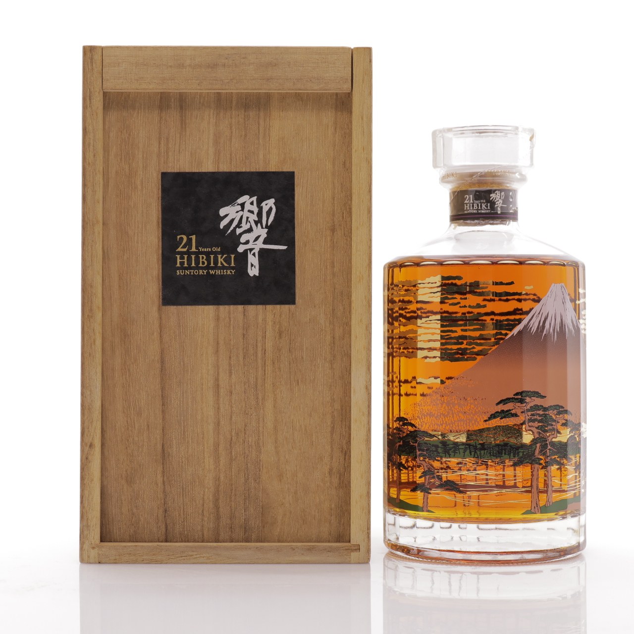 hibiki 三得利响21年富士风云木盒版日本限量调和型威士忌礼盒版