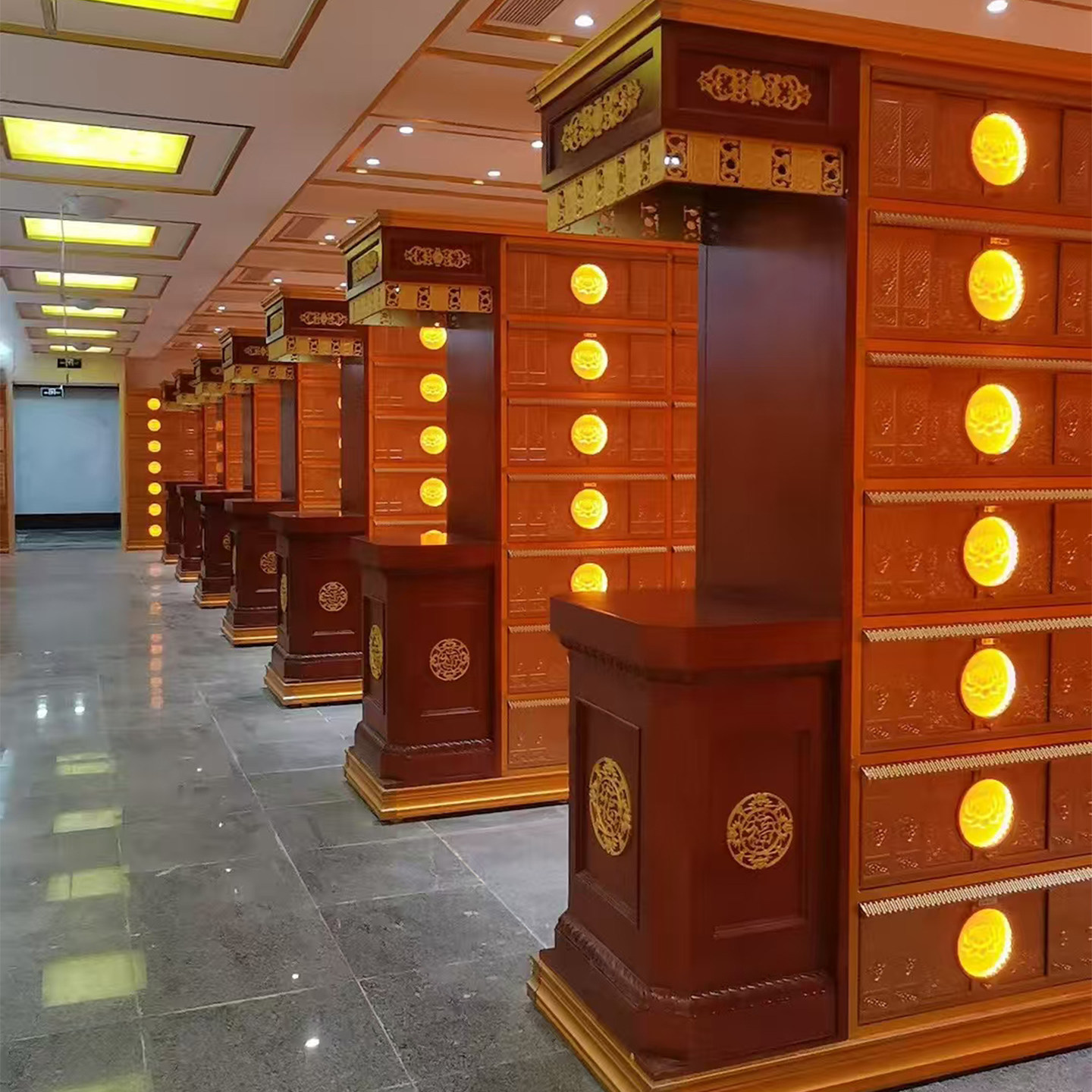 公墓存放架安息堂寄存架祠堂地宫福位存放柜陵园寄存架子寺庙