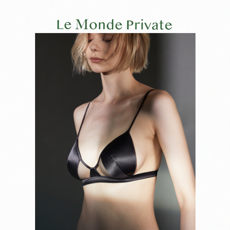 无钢圈真丝立体结构三角杯