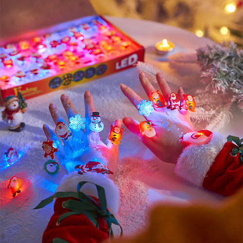 发光小礼物戒指项链手环