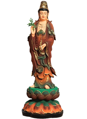 树脂玻璃钢站观世音菩萨