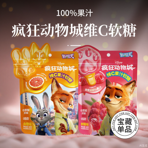 新期天疯狂动物城联名