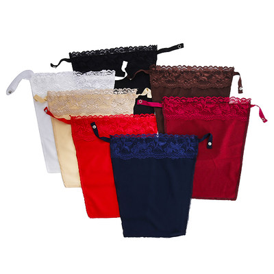 一片式防走光抹胸蕾丝